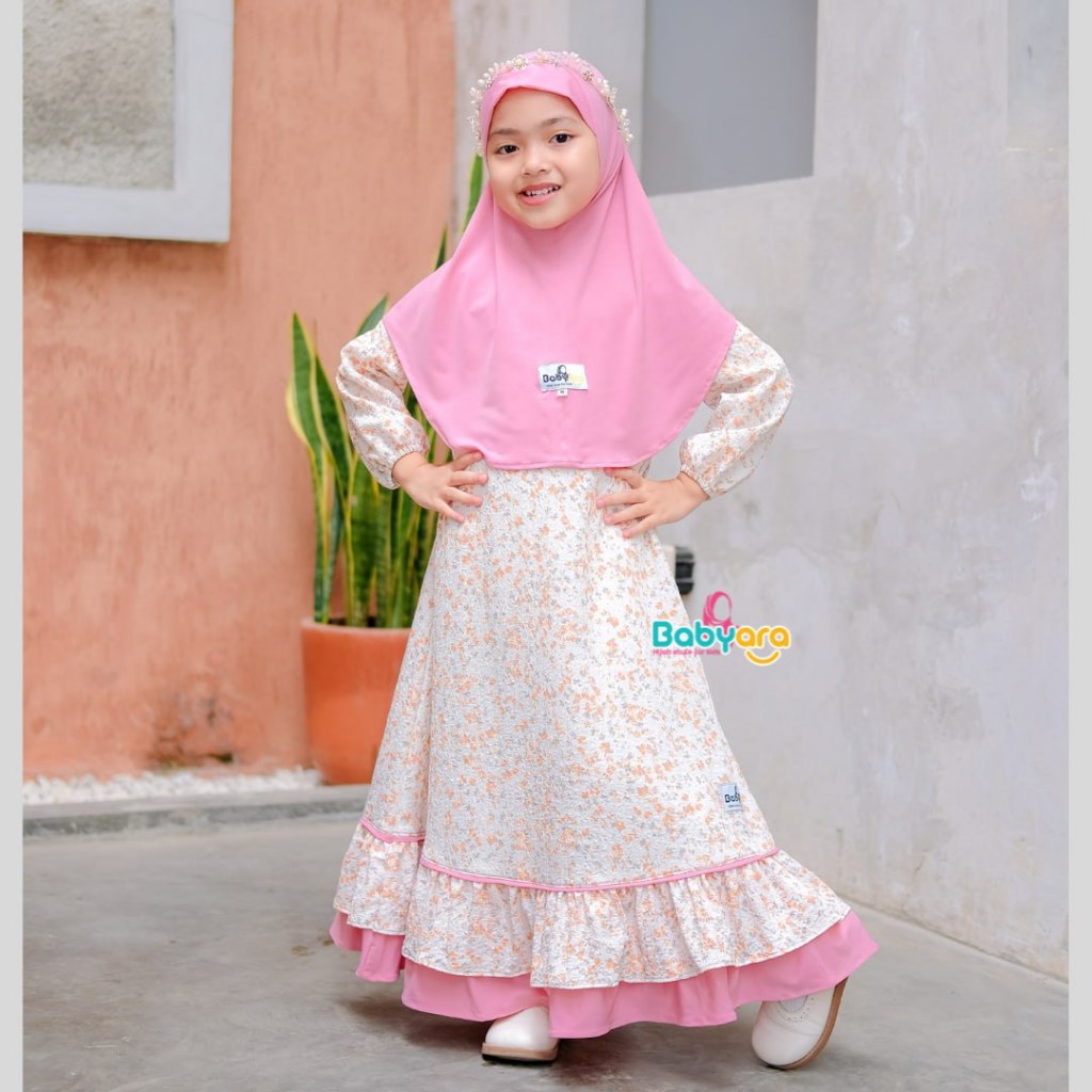 Raflecia Gamis Anak By Babyara | Dress muslim anak terbaru | outfit muslim anak kekinian