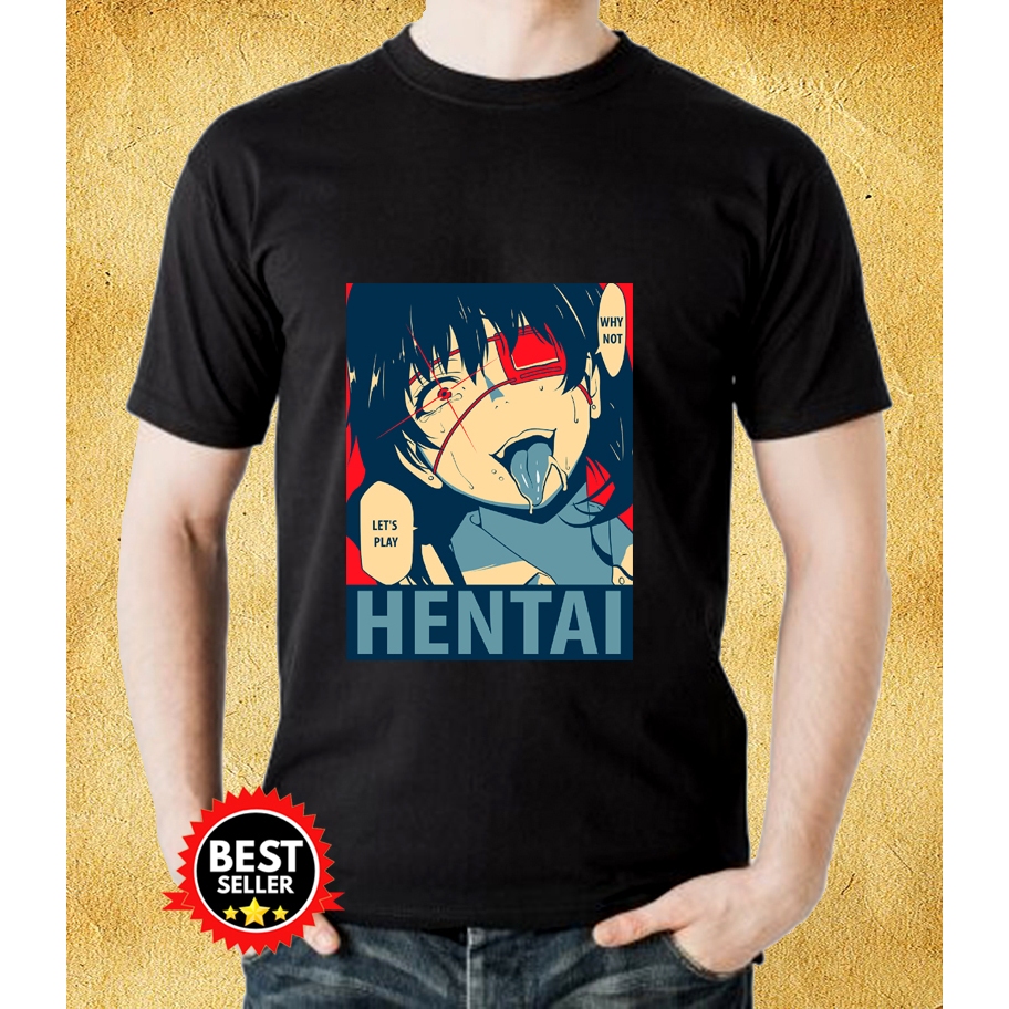 T-Shirt Hentai Ahegao Face Kaos