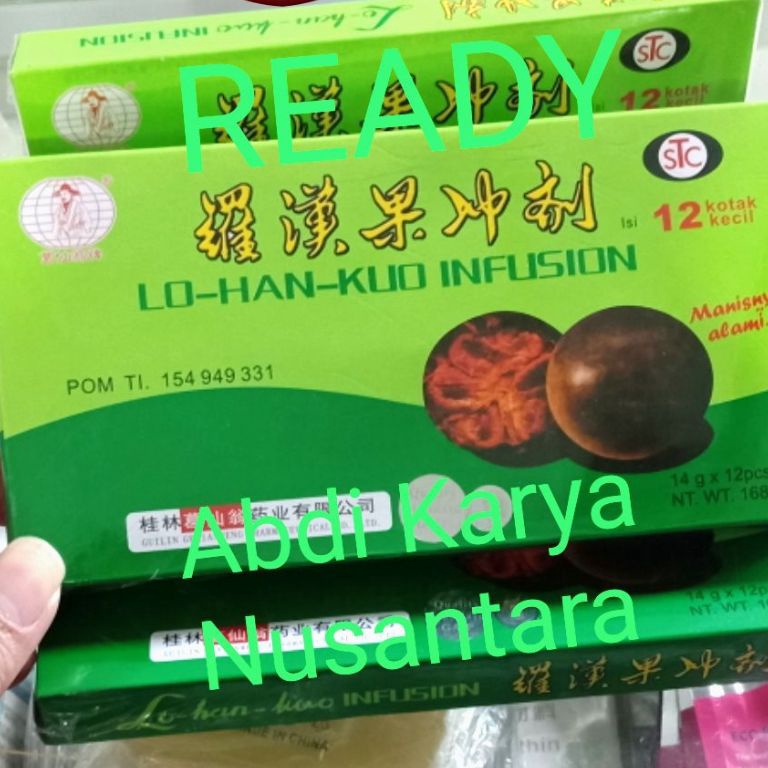 

Best S3ller Lohankuo Infusion LO HAN KUO INFUSION Peredah Panas Dalam Batuk pilek Serba Murah