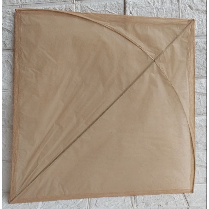 Layangan polos coklat