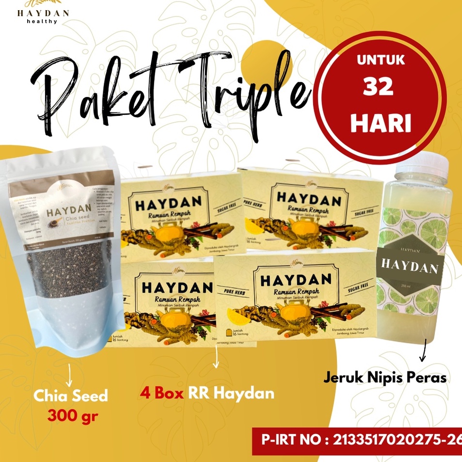 

Paling Popular✹➱ Paket Triple 32 HARI I Paket Triple 1 Bulan R45