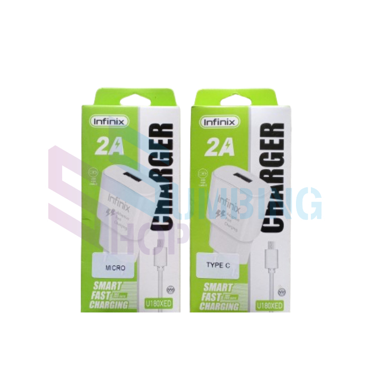 Charger Kabel USB Infinix Type-C 2A Micro 2A U180XED Fast Charging