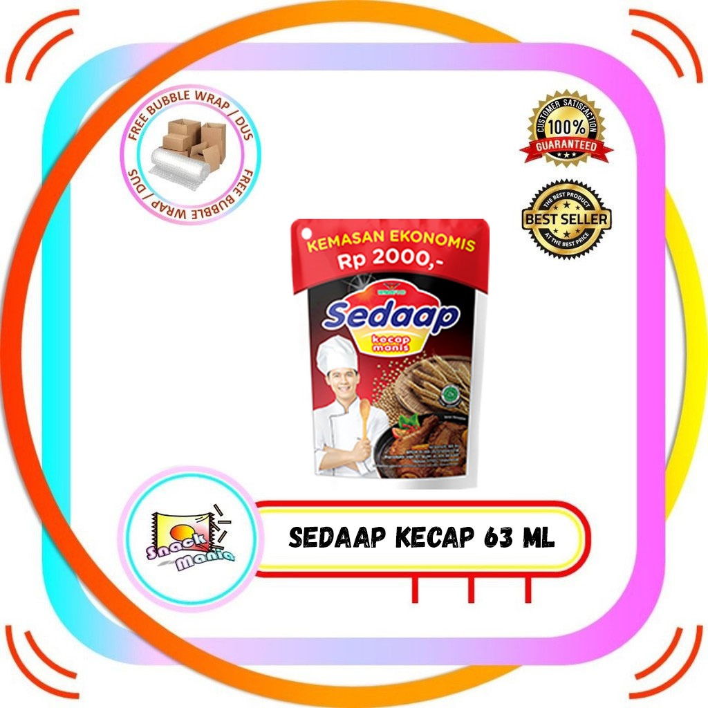 

Sedaap Kecap Manis SEDAP Pouch ~ 63 ml / 85 gr Refill
