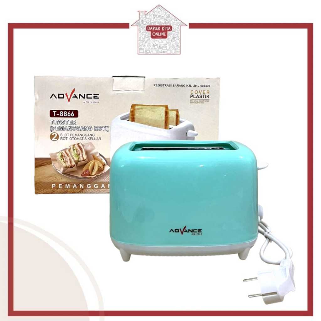 Advance Pemanggang Roti Listrik Toaster Sandwich Otomatis Pop-up T8866 / Advance Sandwich Maker SW-1