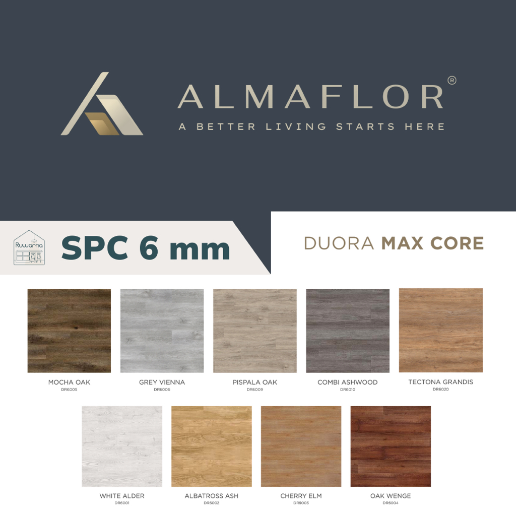 Lantai SPC ALMAFLOR 6 mm Duora Max Core