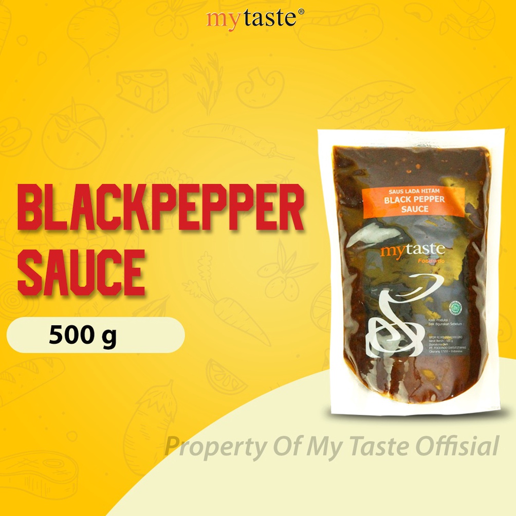 

Bay@r Di Tempat My Taste BlackPepper Sauce 500gr Saus Lada Hitam Saus Barbeque Grill Saus Steak Daging Bumbu BlackPepper MurMer