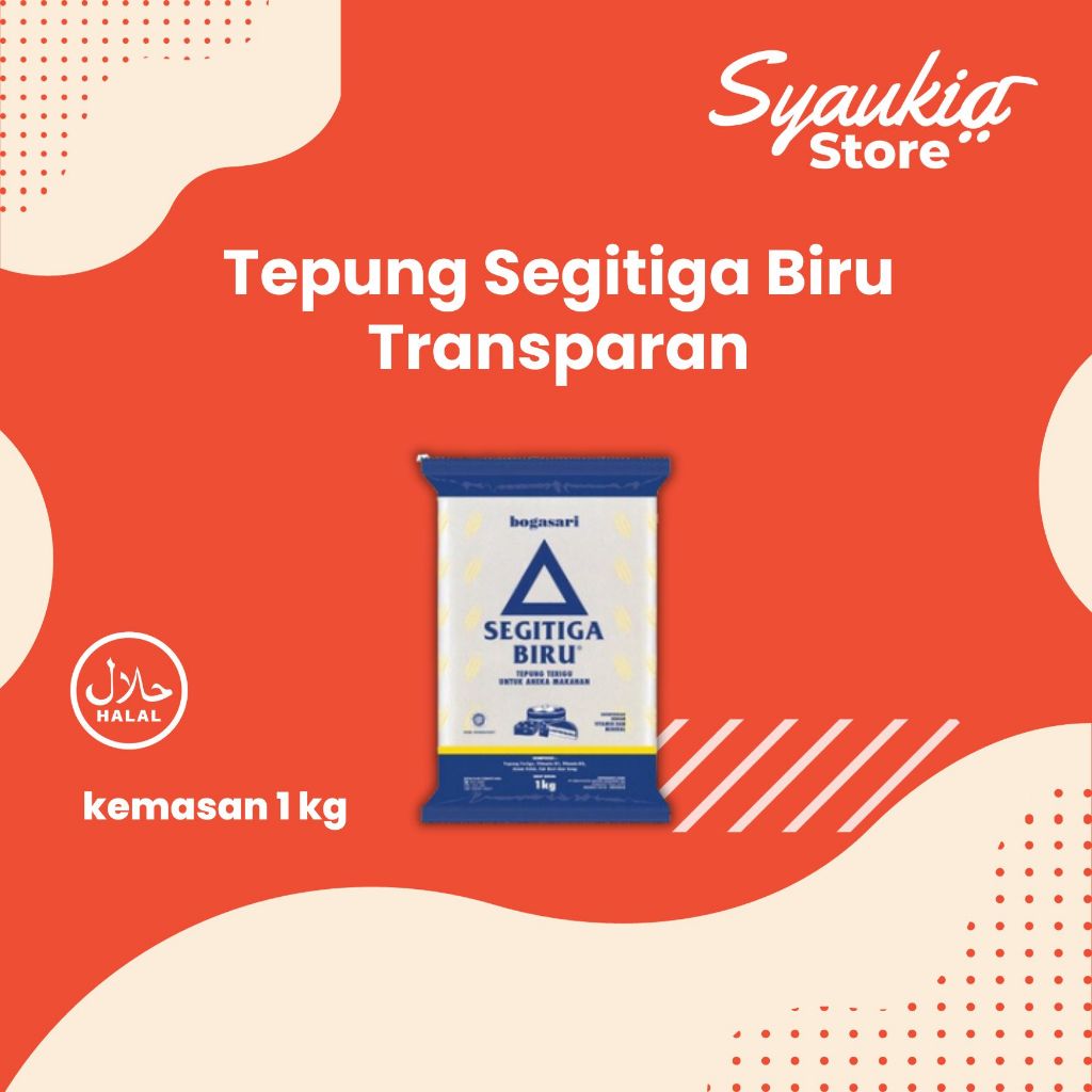

Tepung Segitiga Biru Transparan 1 kg - Syaukia Store