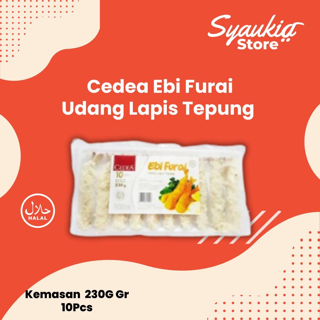 

Cedea Ebi Furai 230G / Udang Lapis Tepung / 10Pcs