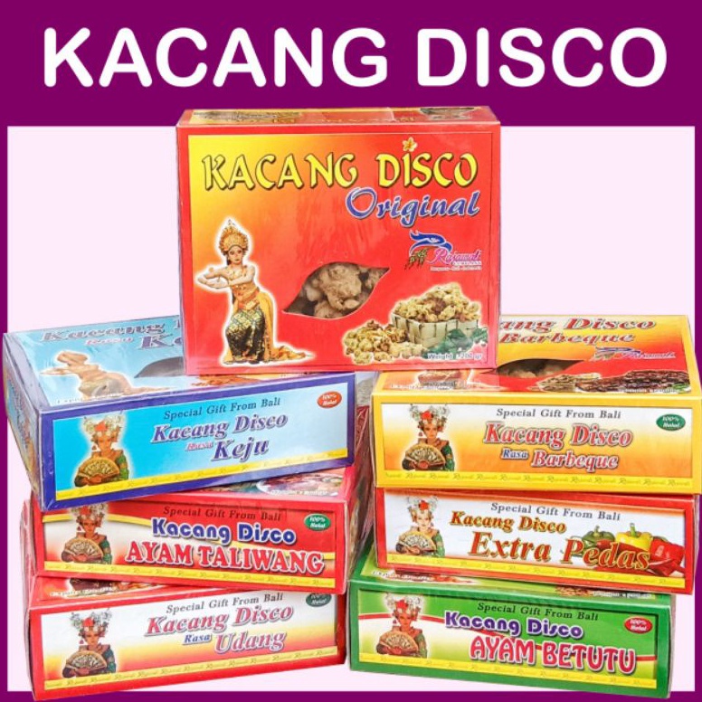 

[✾Q91/] Kacang Disco Disko Oleh-oleh Bali Rajawali 200 gram [220]