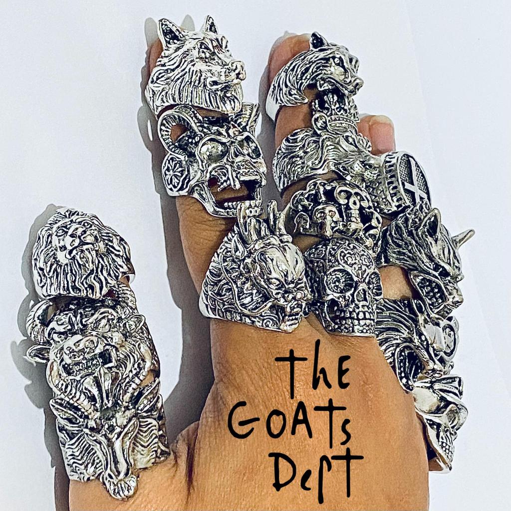 The Goats Dept - Harley Bikers Ring Set Original / tgd985 davidson chopper independent style dutch s