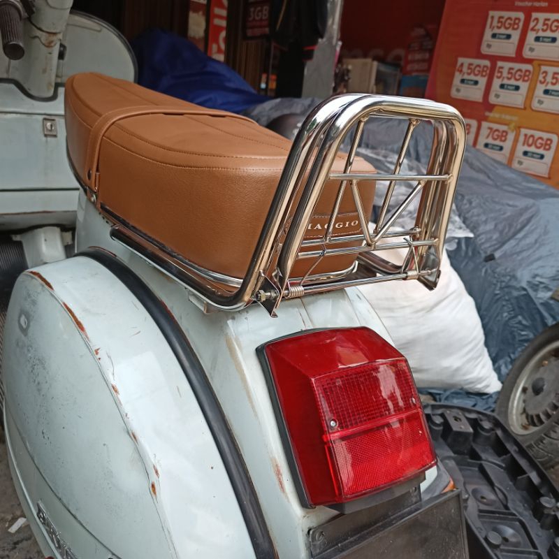 BACKRACK MINIMALIS BACKRACK BEHEL JOK VESPA SUPER SPRINT PX PS