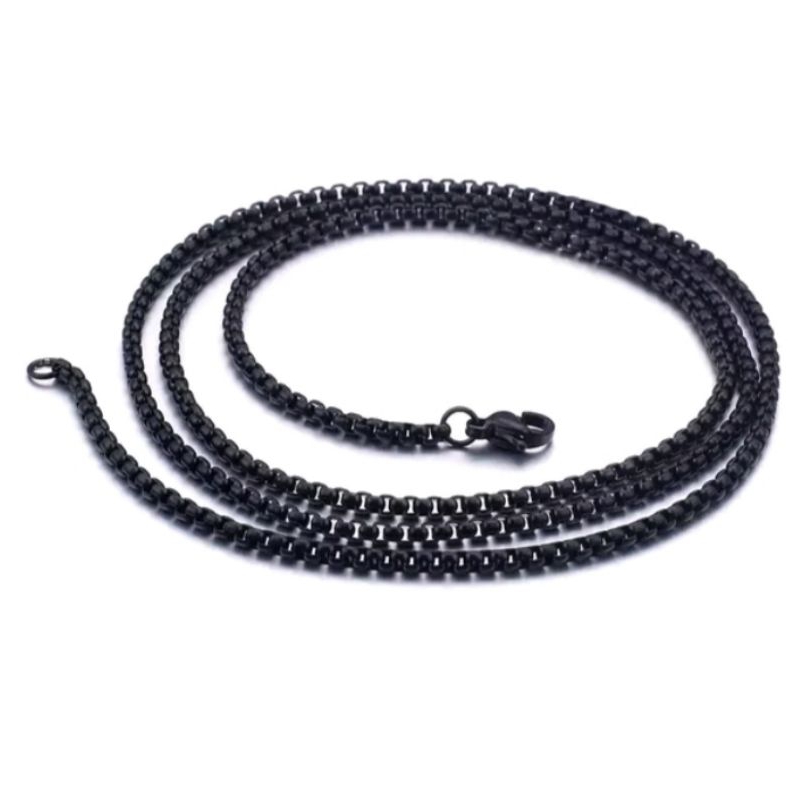 Kalung Pria tali hitam