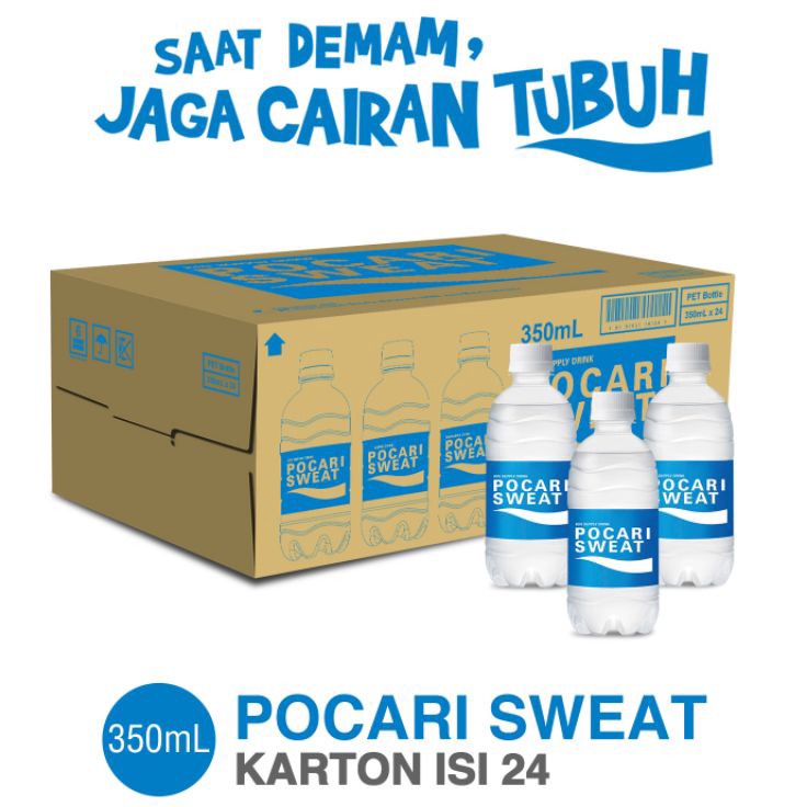 

[KODE KMK0A] POCARI SWEAT 350 ML x 24 BOTOL