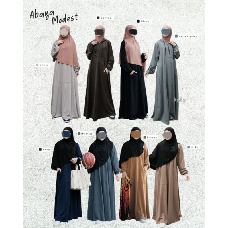 Abaya Modest by Azda Indonesia | abaya sport | gamis sport | gamis olahraga | abaya olahraga | Tunic