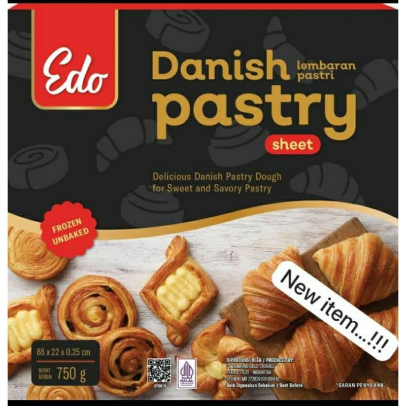 

Edo Danish Pastry Lembaran Pastri 750 gr