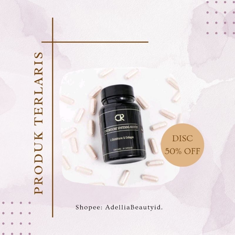 CROWMOSOME WHITENING BOOSTER || SUPLEMEN PEMUTIH BADAN
