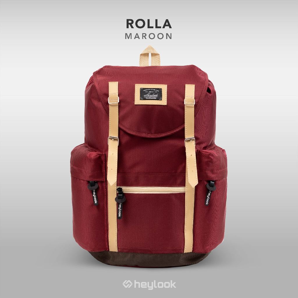 TAS RANSEL WANITA BACKPACK ROLLA WANITA TAS LAPTOP HEYLOOK