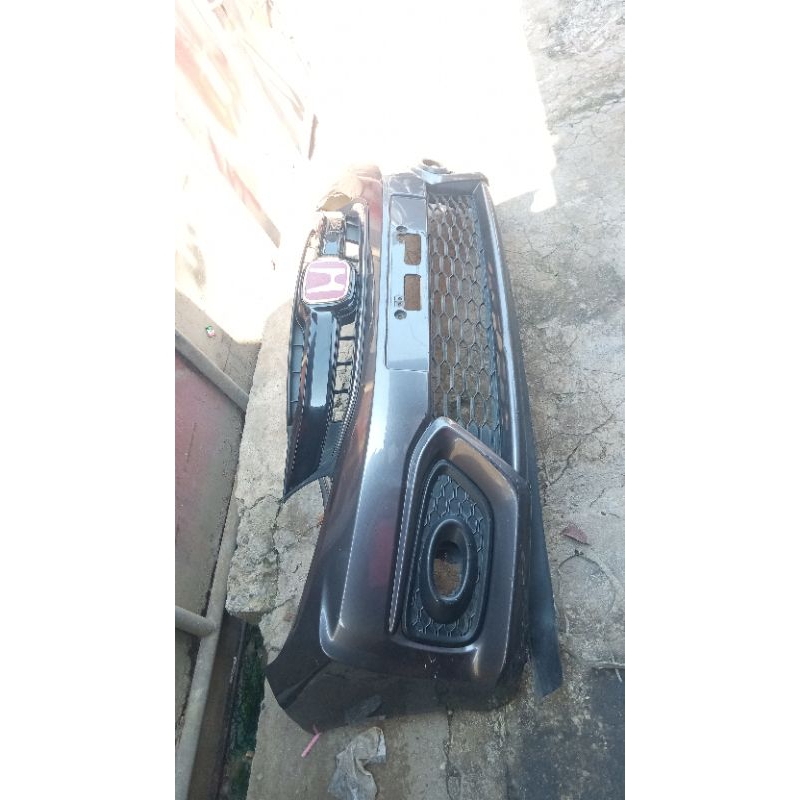bumper bemper depan honda brio komplit 2017 original