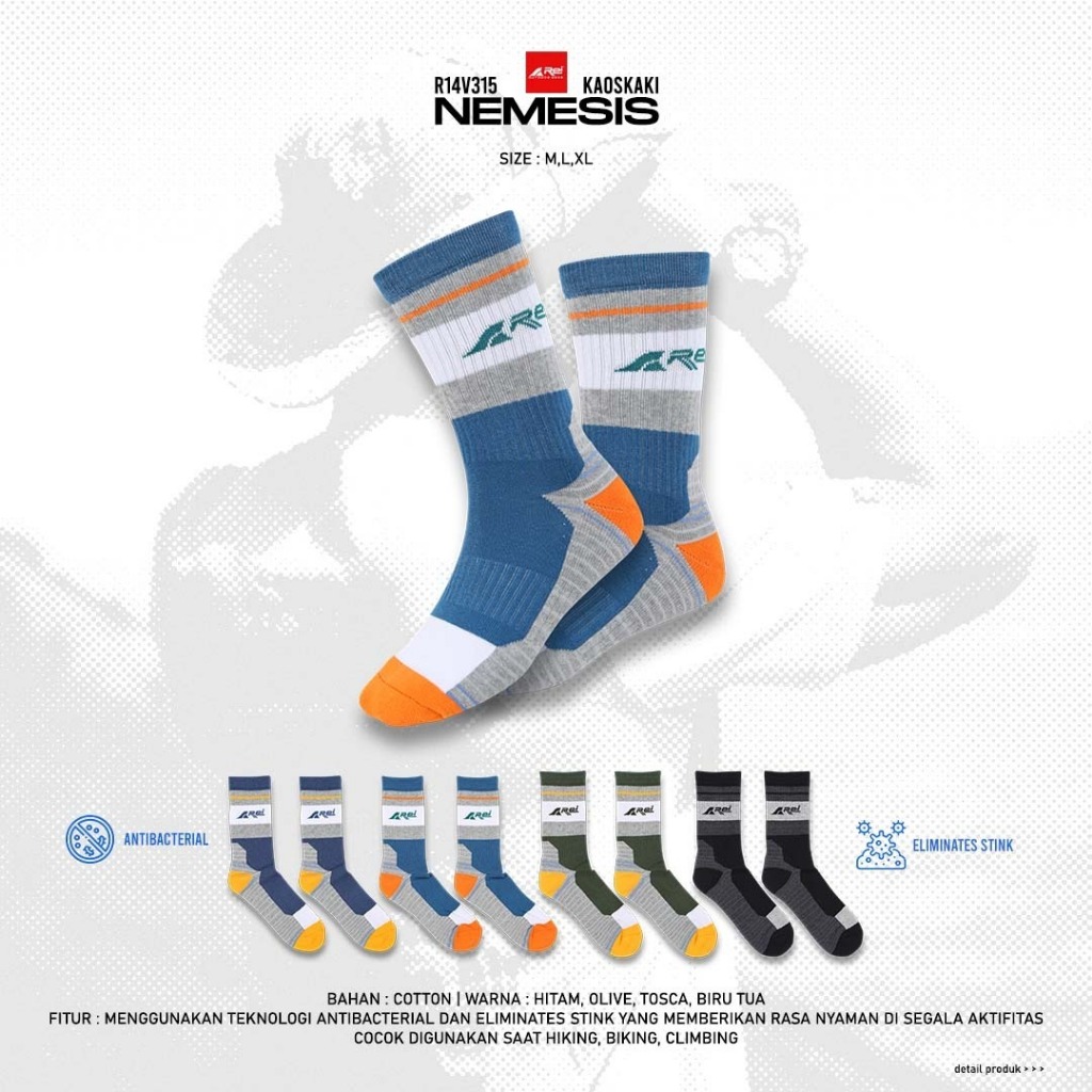 Kaos Kaki Panjang Pria Nemesis Arei Outdoorgear