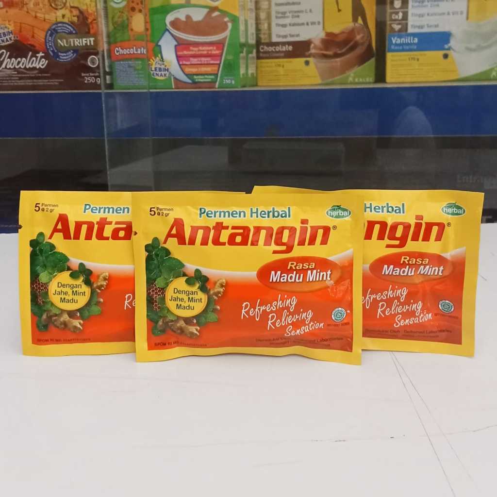 

ANTANGIN Permen Herbal Rasa Madu Mint isi 5