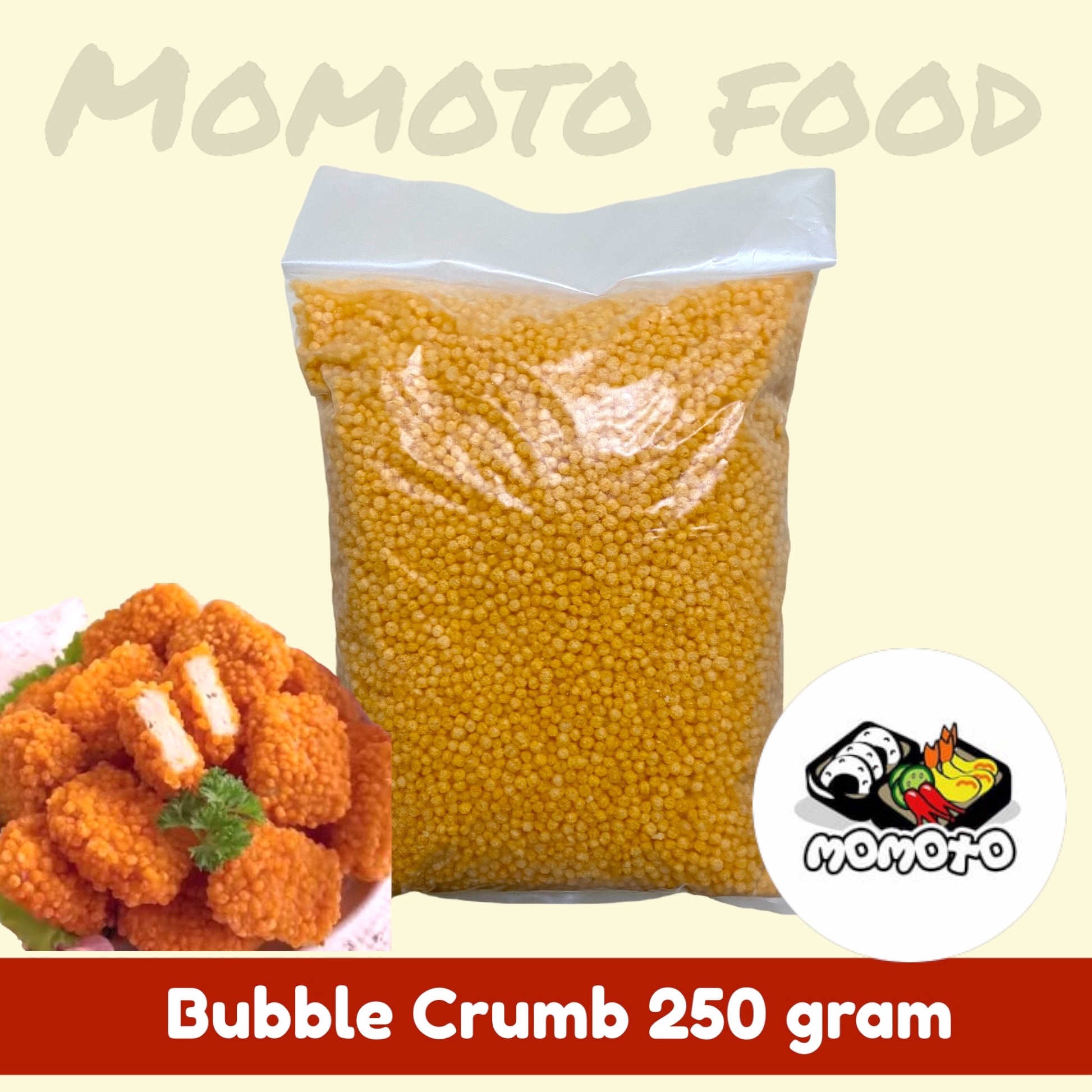 

[KODE PRODUK HN9GZ5092] Bubble Crumb Crispy Nugget Naget Tepung Roti Bulat 250 gram HALAL