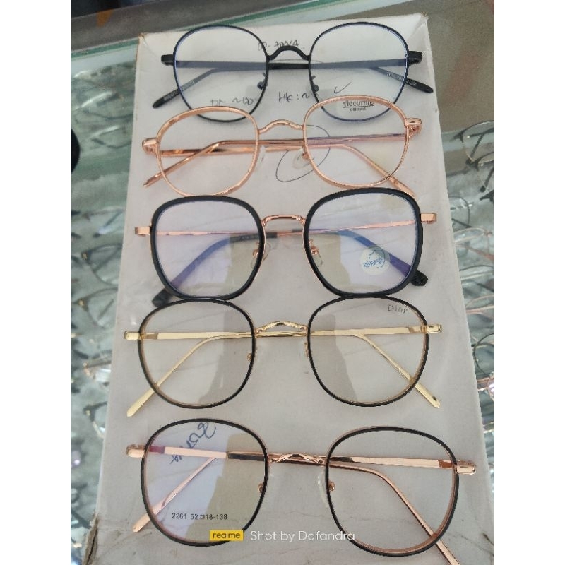 frame tebal untuk lensa kacamata minus tinggi