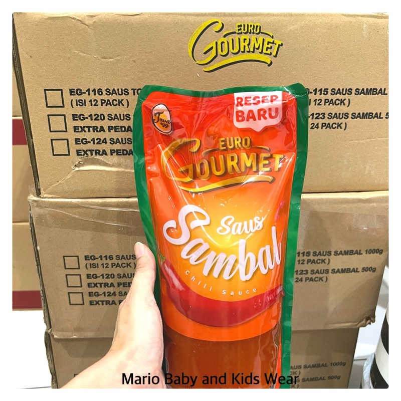 

Gourmet Saus Sambal 1kg x 12 pack / 1 dus / 1 Karton