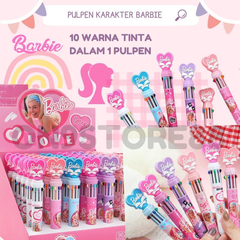 Pulpen Mekanik 10 Warna Karakter / Pulpen 10 Warna Murah