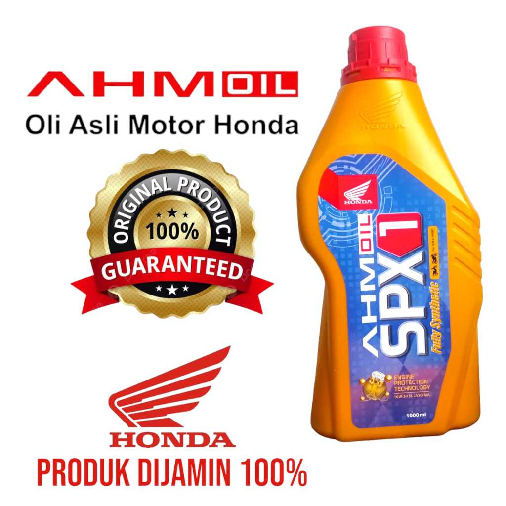 OLI AHM SPX1 1000ml Oli Motor Bebek Sport Honda SPX1 1L Original AHM
