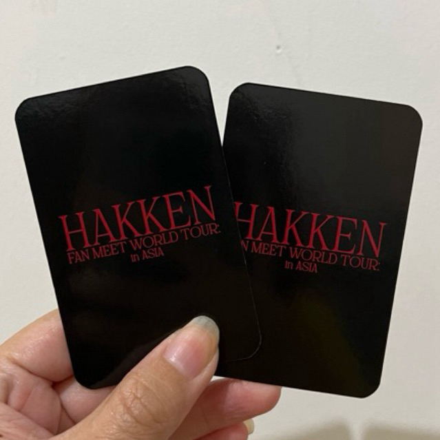 Photocard Fanmeet Hakken coser