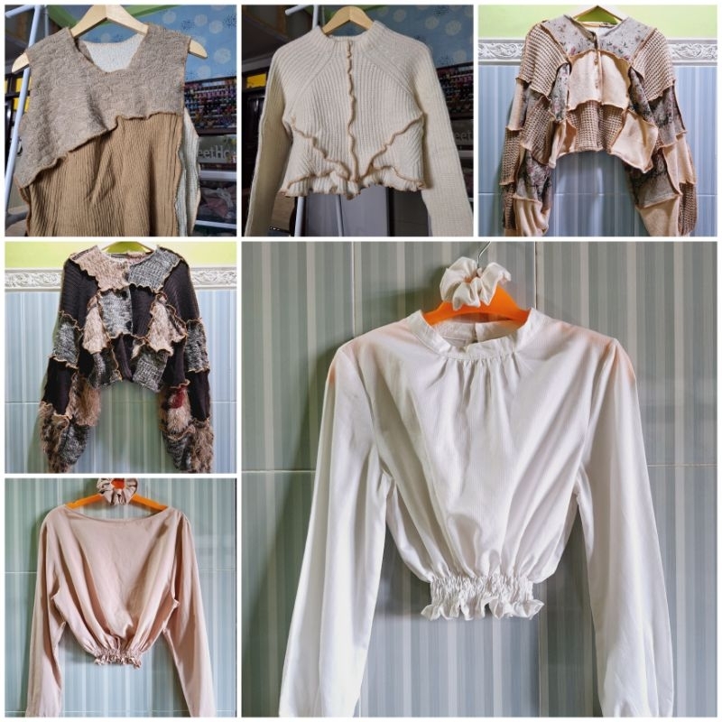 KNITWEAR PREMIUM WANITA/ KNIT CARDIGAN/ REWORKED KNIT