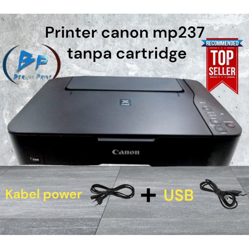 Printer canon mp237 second  kosongan tanpa cartridge