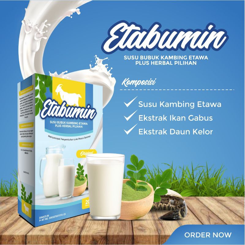 

ETABUMIN SUSU BUBUK KAMBING ETAWA ORIGINAL 200 GRM