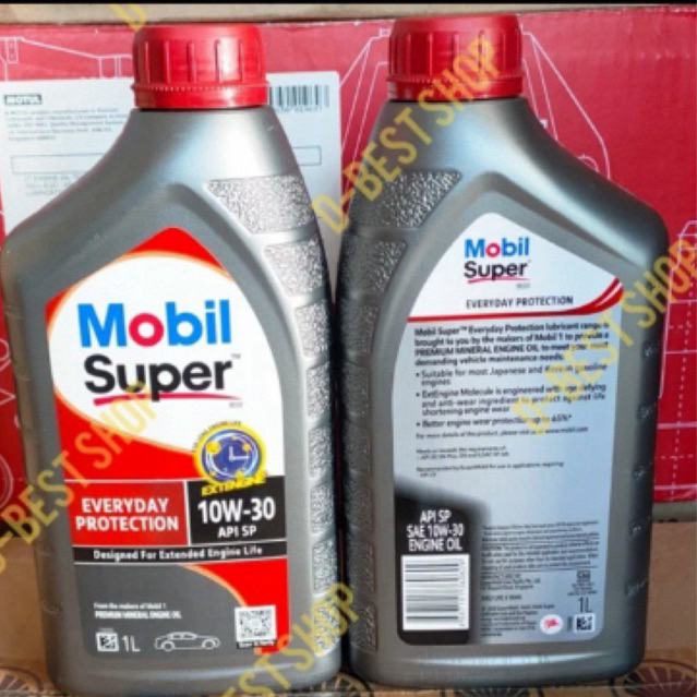 Oli mobil bensin "MOBIL1" SUPER 1000 10W/30 - 1 liter