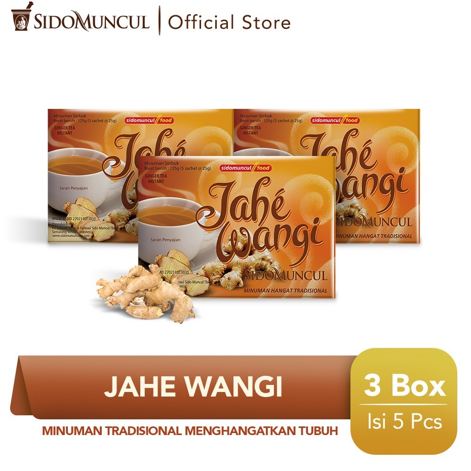 

Serba Murah Sido Muncul Minuman Jahe Wangi 3x5's - Membantu Menghangatkan Badan ➾❈❁
