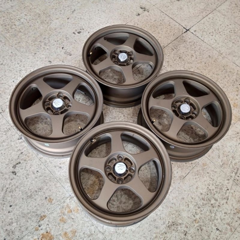 velg spoon ring 15x6,5 et 38 pcd 4x100 pnp brio, agya, ayla