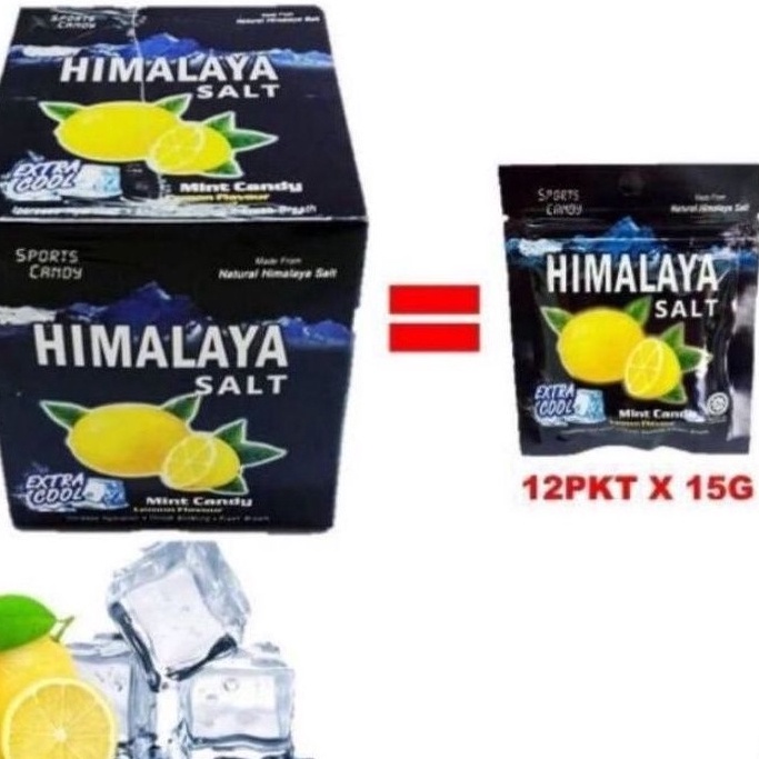 

Stok Banyak permen Himalaya salt per box/salt candy box isi 12 pcs Ready Stock