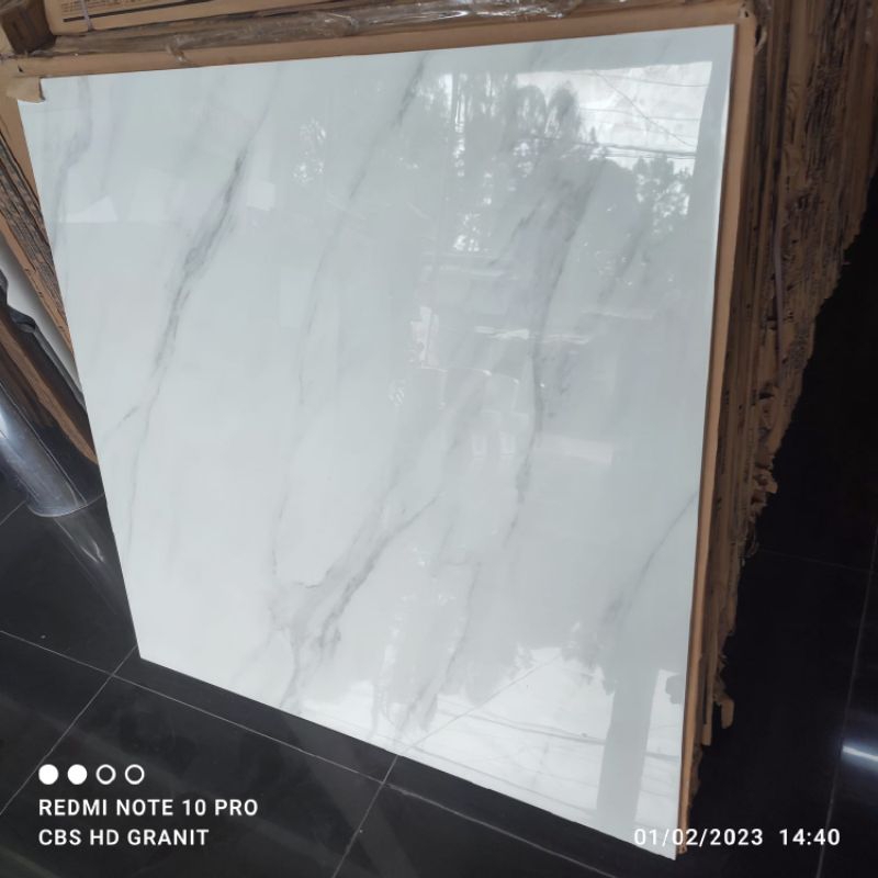 GRANIT LANTAI DINDING INDOGRES 80x80 GRIGIO CARARA