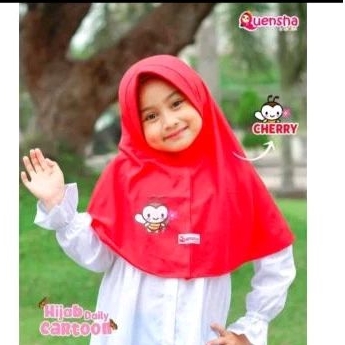 [COD] HIJAB ANAK CARTOON BY QUENSHA