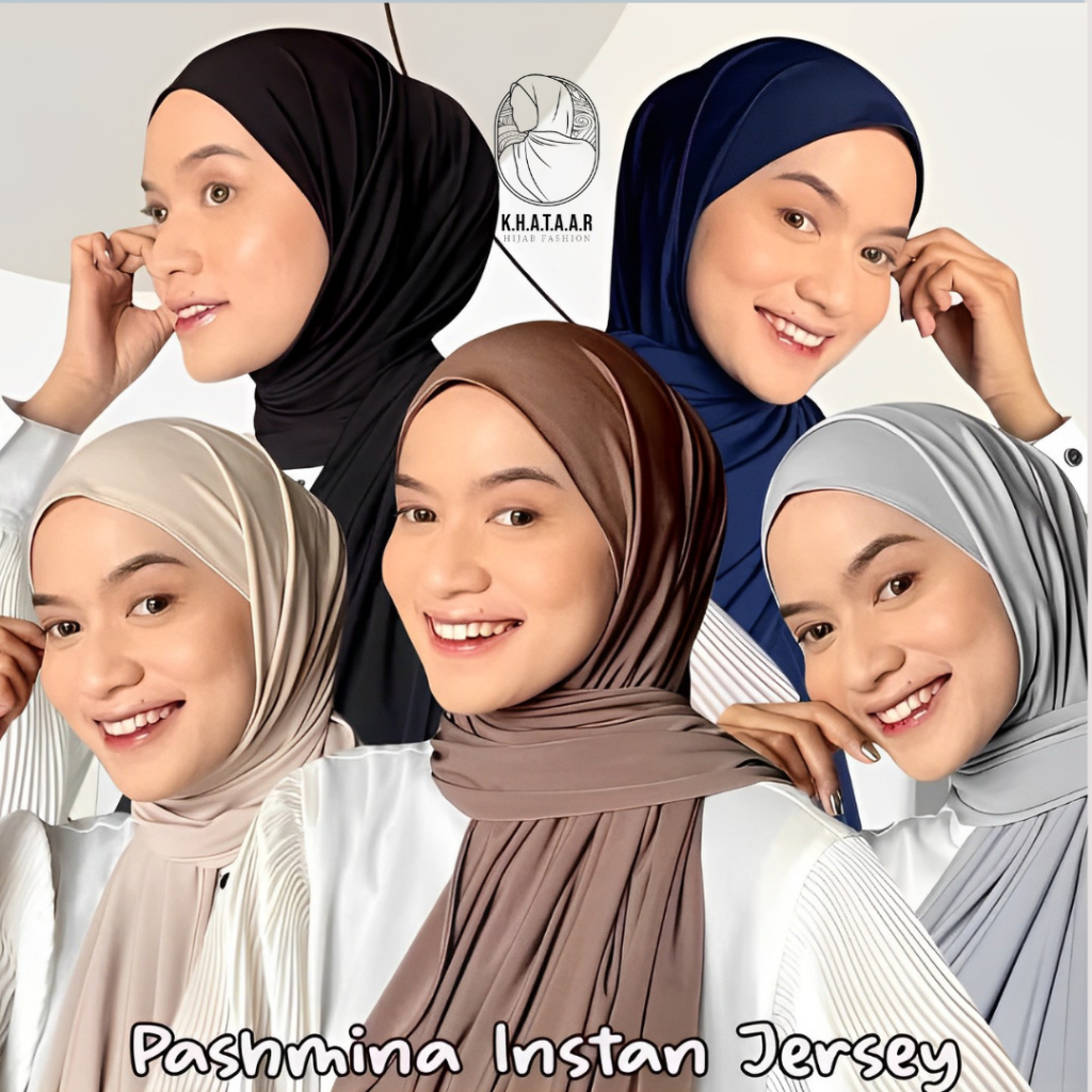 [PROMO] K.H.A.T.A.A.R - Hijab Pashmina Instant Jersey