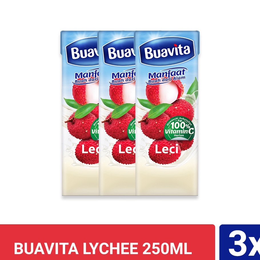 

Harga Termurah Buavita Lychee 250ml Triplepack Big Sale