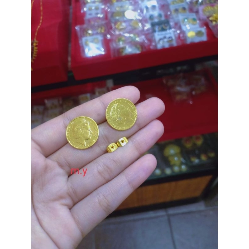 sumpel bali Bahan kuningan /Anting Tusuk Wanita