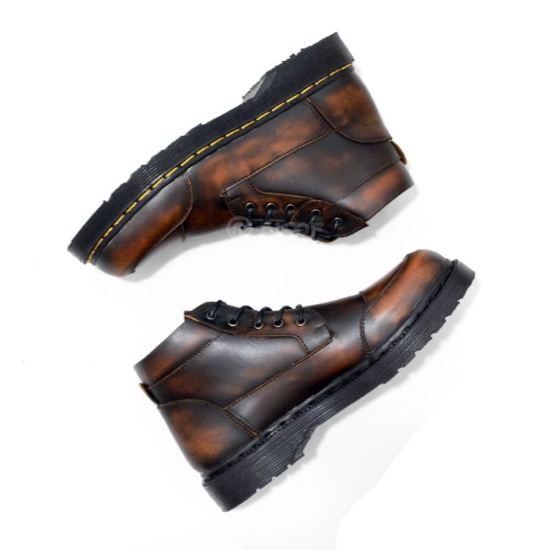 aloof bared sepatu boots pria docmart kulit asli original
