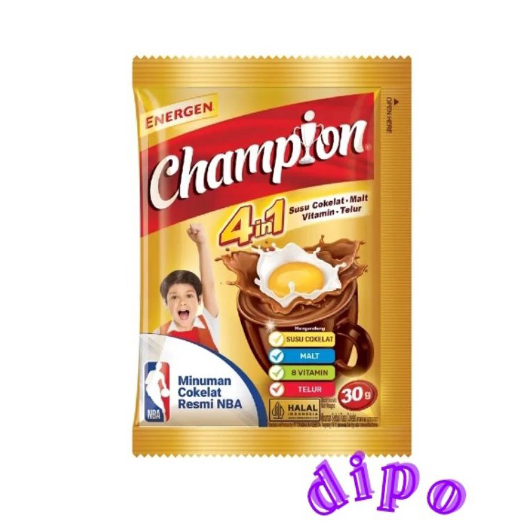 

Best Produk CHAMPION Susu Cokelat Renceng isi 10 pcs ➜♪✲❊