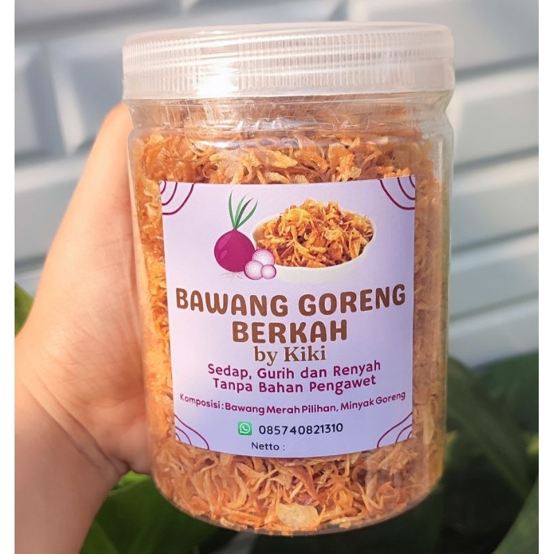 

BAWANG GORENG ASLI TANPA TEPUNG 200gr