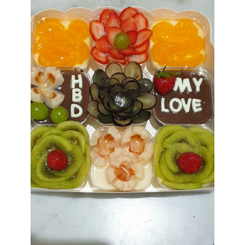

Puding Buah Full Buah segar