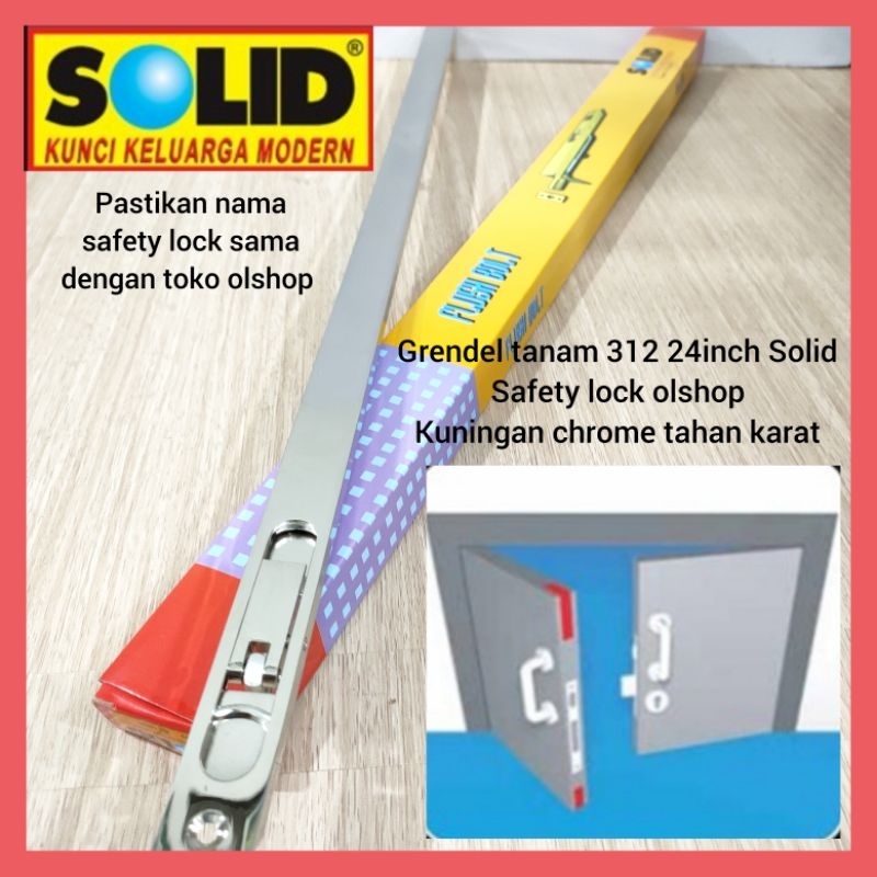 Grendel tanam 312 24" solid chrome