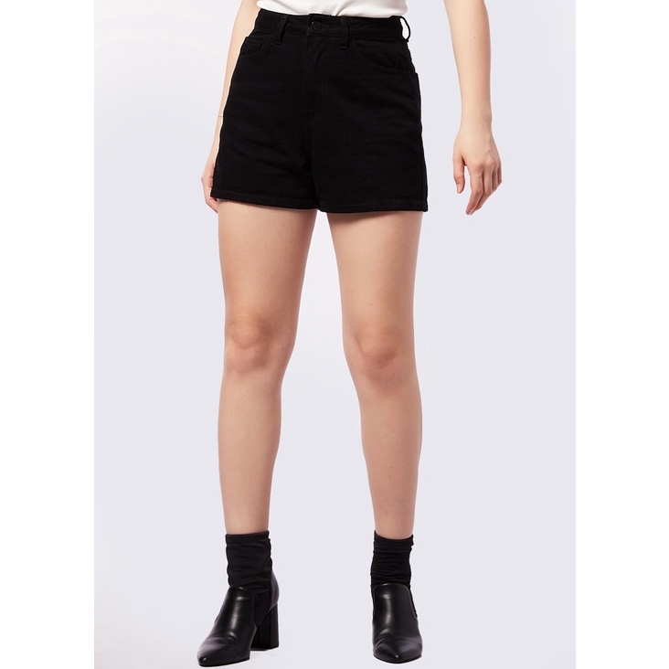 TIPE XCZ993 COLORBOX Basic Denim Shorts Black