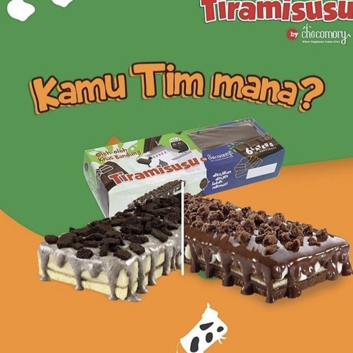 

Model Terkini TIRAMISUSU BANDUNG CHOCOMORY REGULAR- TULIS VARIAN RASA‼️‼️‼️ Promo