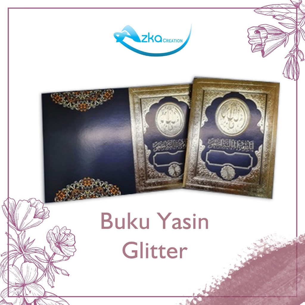 

Buku Yasin Motif Emas Plus Foto | Bahan isi HVS 70gr